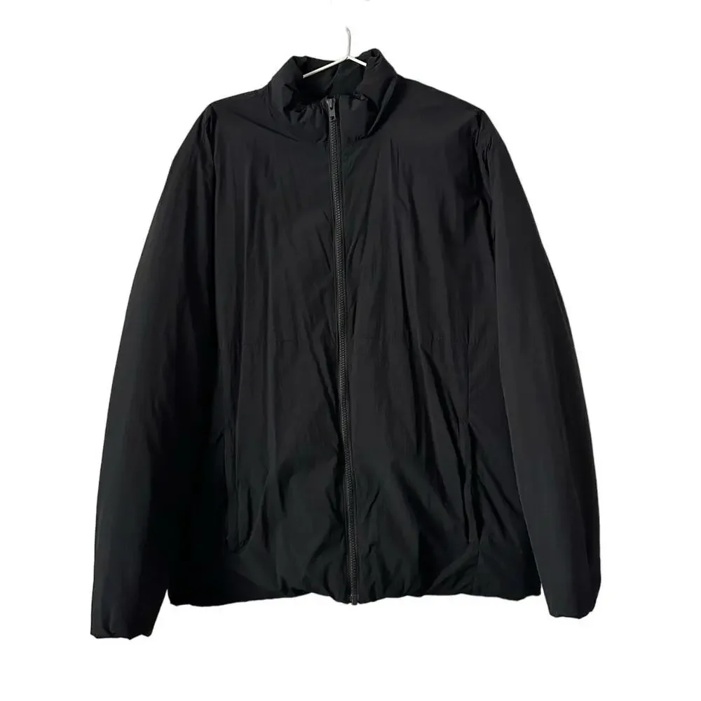 Mens Gap Black Lightweight Puffer Jacket size Large